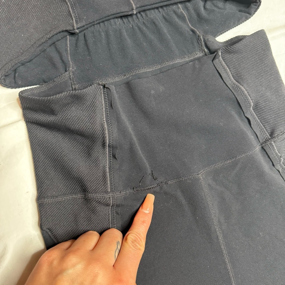 Nike - Black Dri-FIT Yoga Luxe Skinny Jumpsuit Activewear - Picture 6 of 10